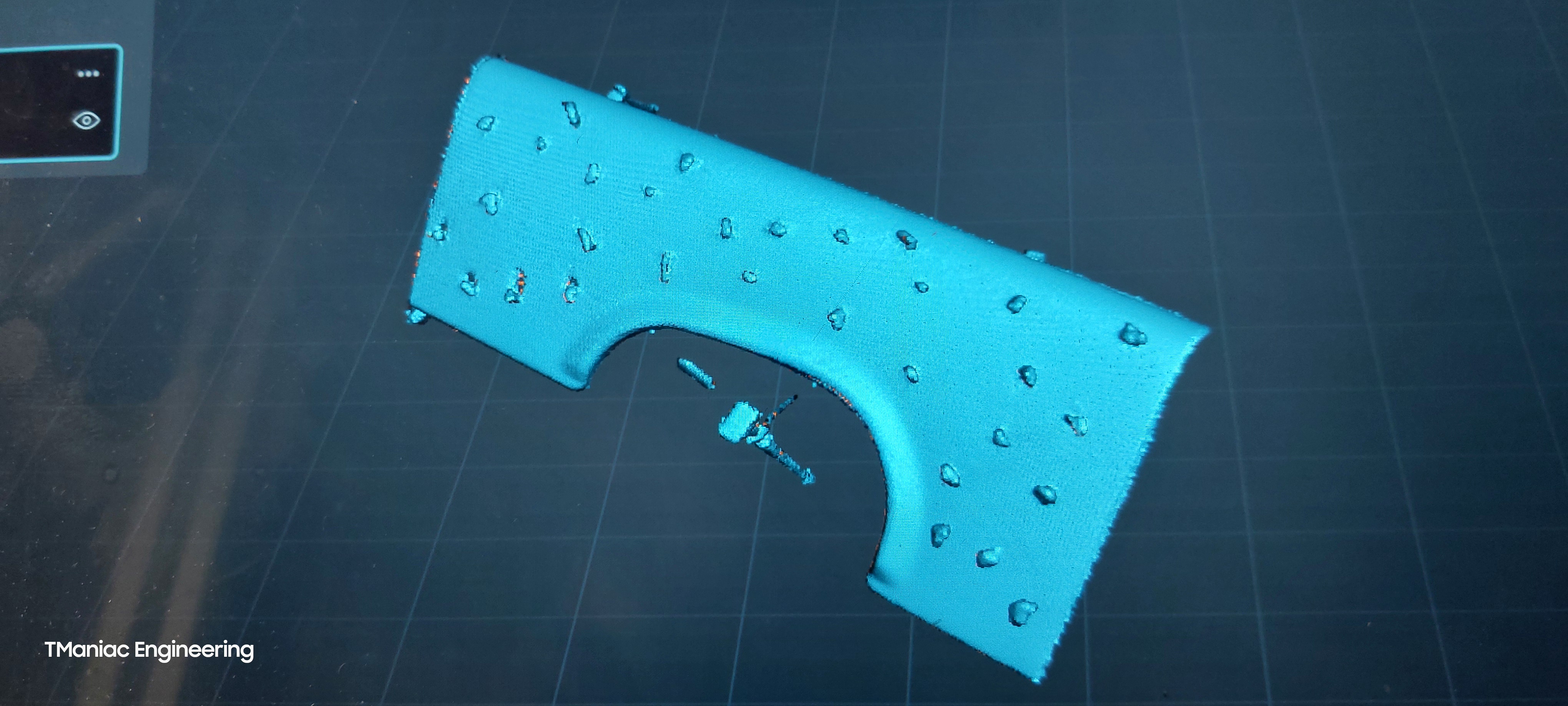 Der gescannte Kotflügel