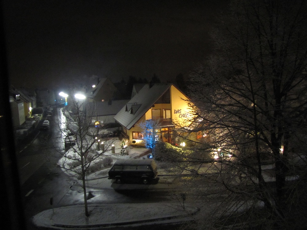 Winterlicher Flair vor der Haustüre