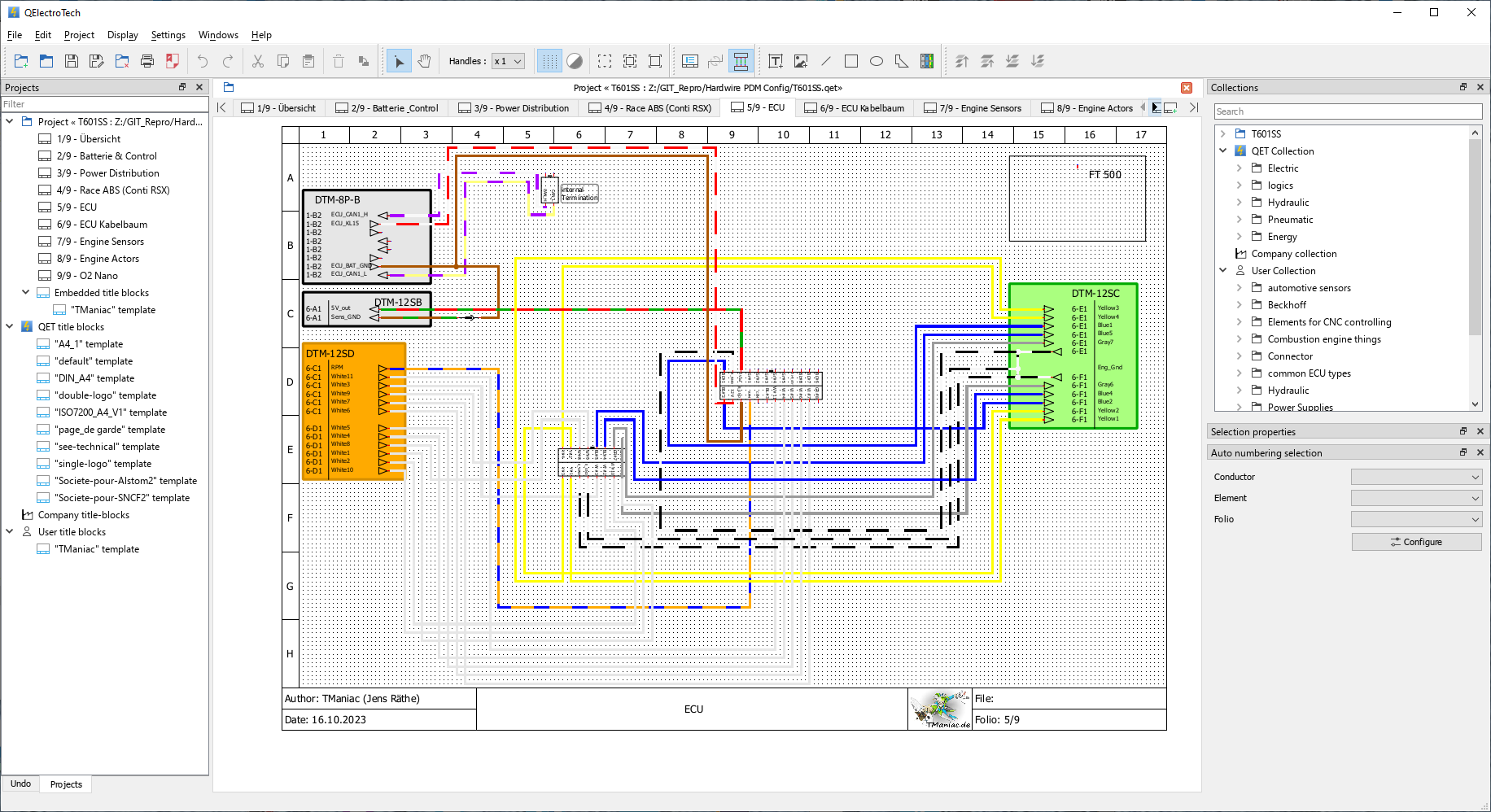 QElectroTech Schaltplan Software